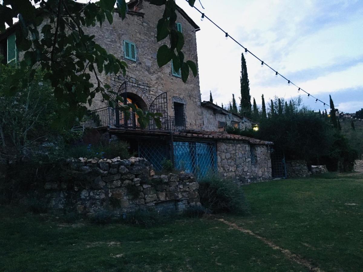 San SanoCelle Di Lecchi Nel Chianti别墅 外观 照片