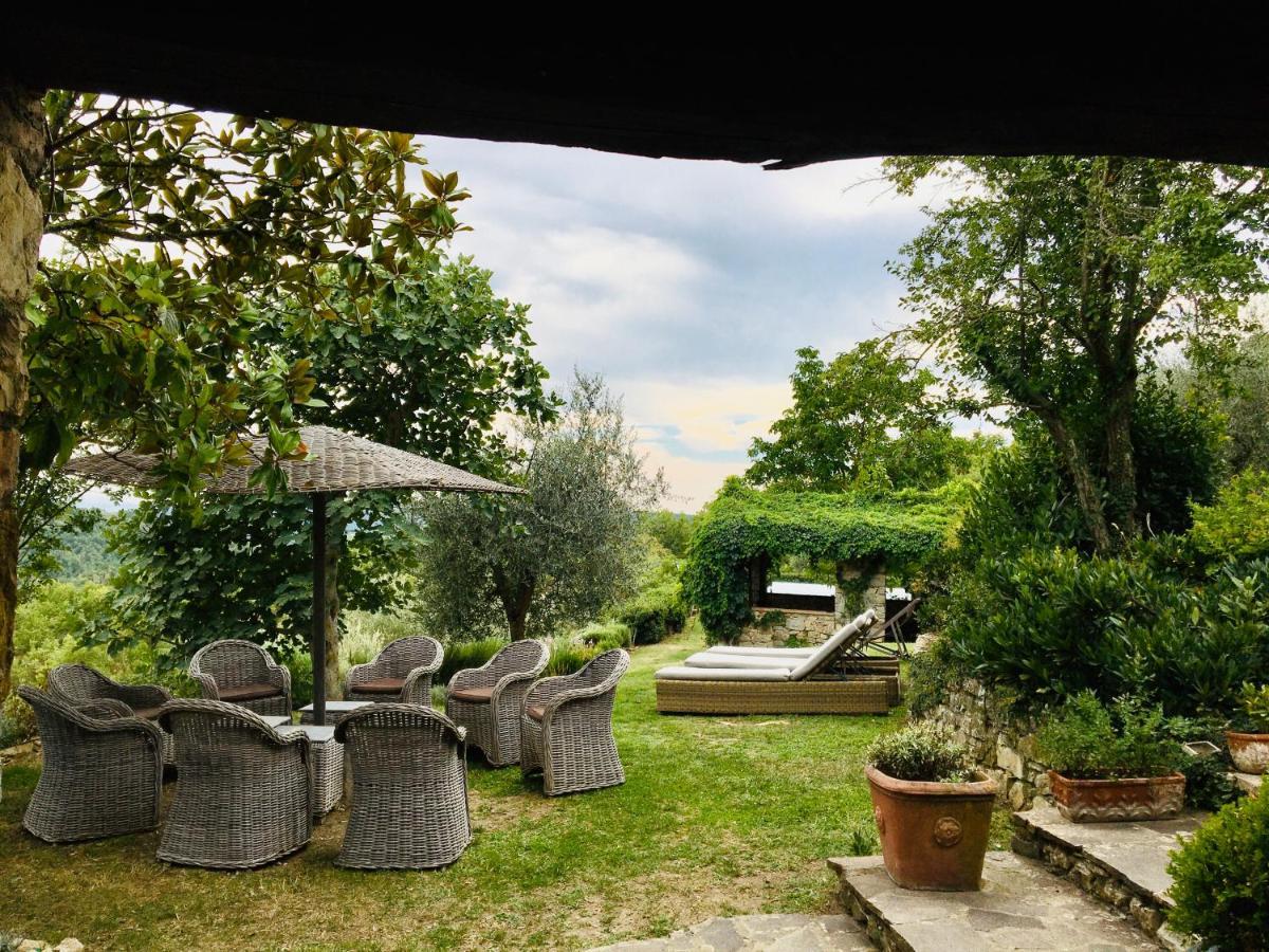 San SanoCelle Di Lecchi Nel Chianti别墅 外观 照片