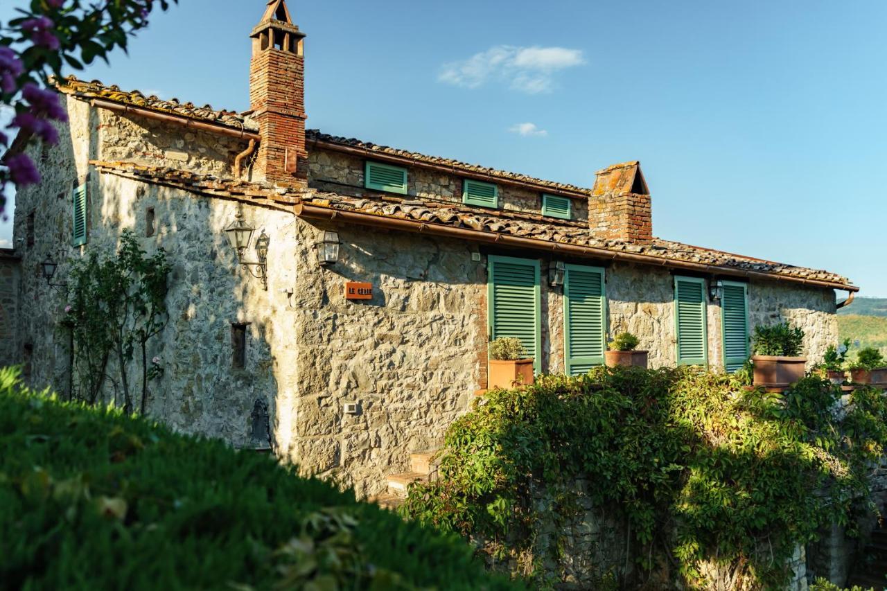 San SanoCelle Di Lecchi Nel Chianti别墅 外观 照片
