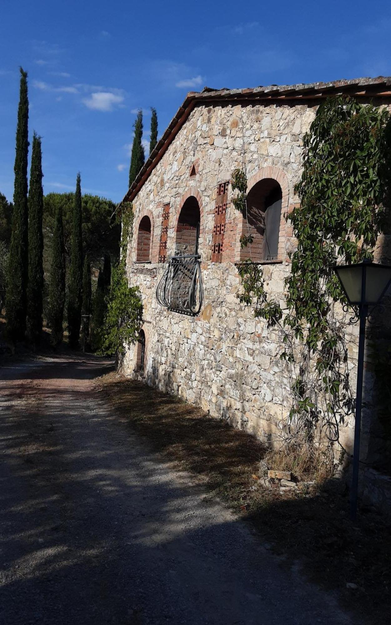 San SanoCelle Di Lecchi Nel Chianti别墅 外观 照片