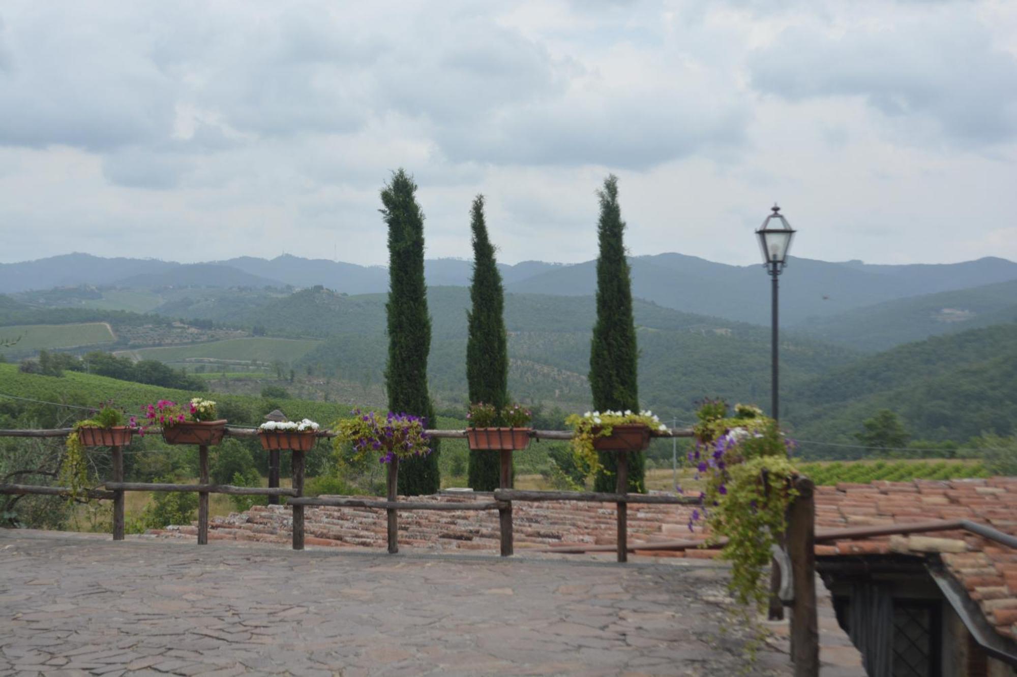 San SanoCelle Di Lecchi Nel Chianti别墅 外观 照片