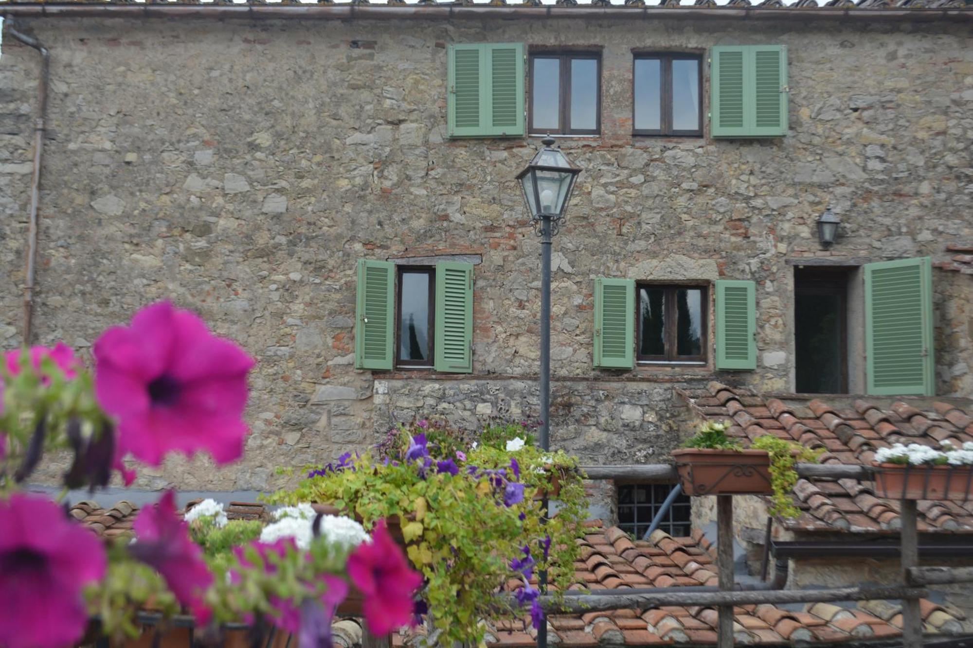 San SanoCelle Di Lecchi Nel Chianti别墅 外观 照片
