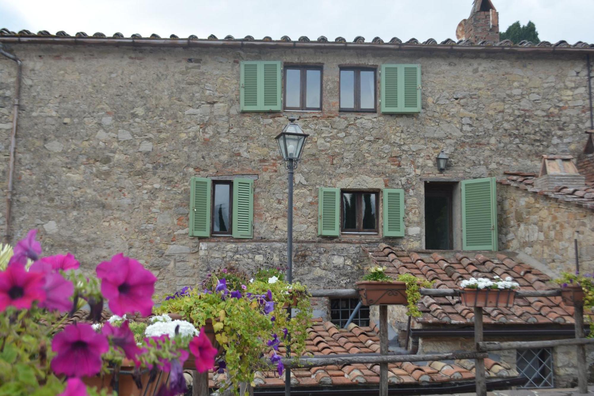 San SanoCelle Di Lecchi Nel Chianti别墅 外观 照片