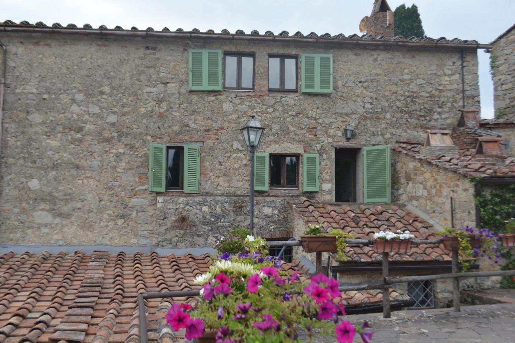 San SanoCelle Di Lecchi Nel Chianti别墅 外观 照片